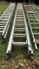 aluminium double extendable ladder - 2