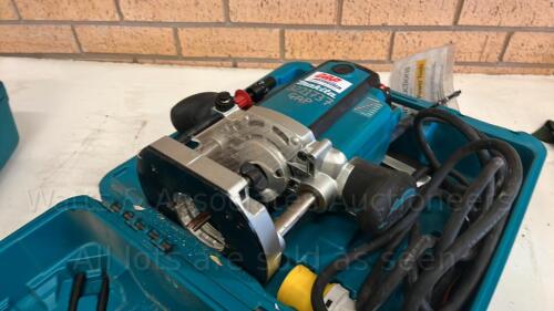 MAKITA 110v router c/w case