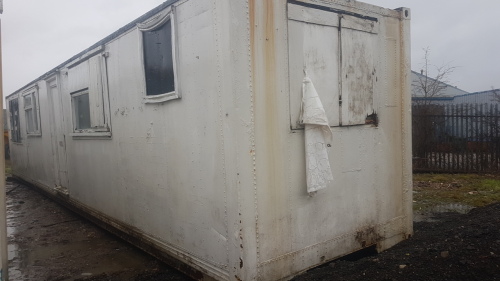 40ft x 8ft insulated storage container equipped with kitchen & storage