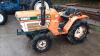 KUBOTA B1502-M 4wd 3 cylinder diesel compact tractor (s/n 52243) (All hour and odometer readings are unverified and unwarranted) - 2