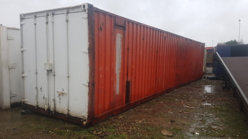 40ft x 8ft steel shipping container