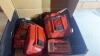 Box of 3 x HILTI chargers & battery - 2