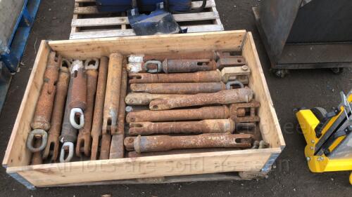 Pallet of pipe bursting equipment