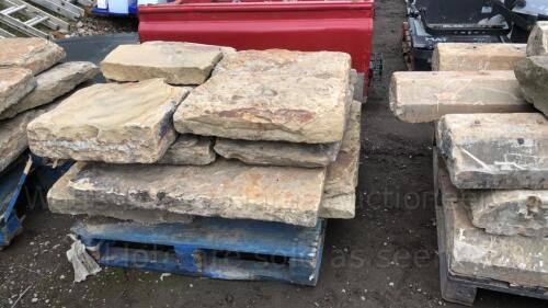 Pallet of stone flags