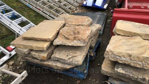 Pallet of stone flags