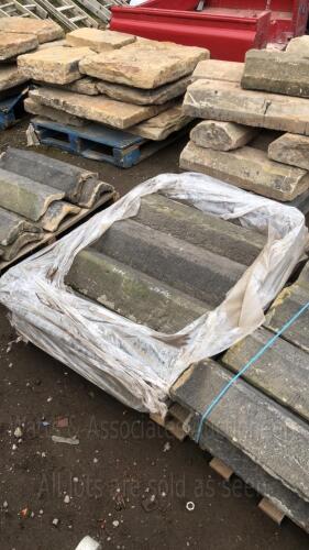 Pallet of natural stone ridges