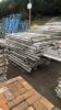 Pallet of aluminium scaffold sections