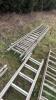 4 x aluminium ladder sections - 2