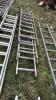 3 x aluminium ladder sections