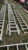 Aluminium double extendable ladder