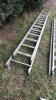 2 x aluminium ladder sections - 2