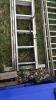 Aluminium triple extendable ladder