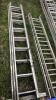 Aluminium triple extendable ladder - 2