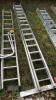 Aluminium double extendable ladder - 2