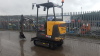 2018 VOLVO EC15D 1.5t rubber tracked excavator (s/n SDC00001896) with bucker, blade & piped - 3