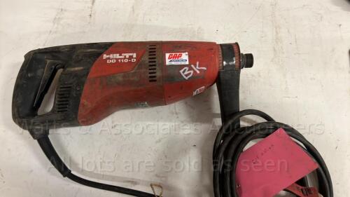 HILTI DD110 110v core drill