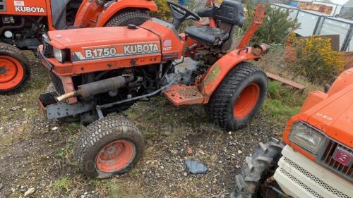 KUBOTA B1750 4wd hydrostatic compact tractor (s/n 64011) (All hour and odometer readings are unverified and unwarranted)