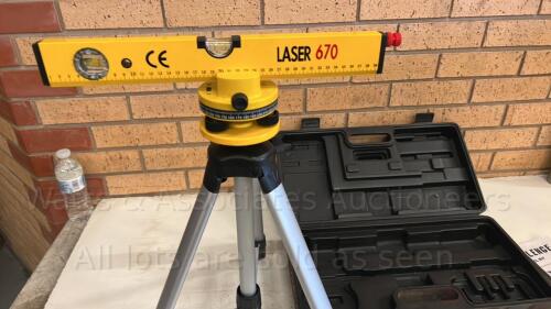 CHALLENGE laser level kit c/w case