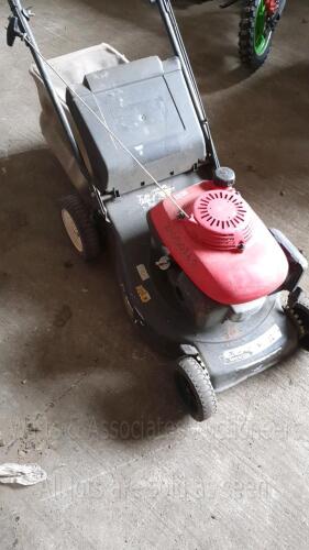 HONDA ECO46C petrol rotary mower c/w collection box