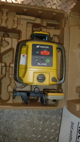 TOPCON RL-H4C laser level c/w case