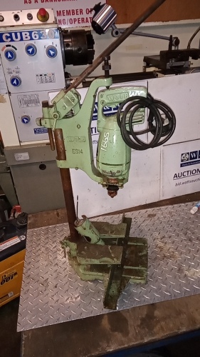 240v morticier drill c/w stand