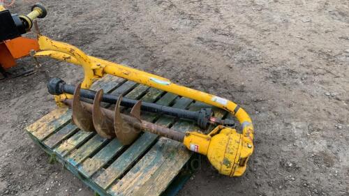 OPICO PTO driven post hole borer c/w 12'' auger