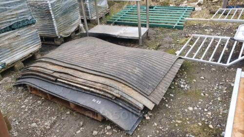 Pallet of stable mats