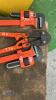 2 x pipe wrenches & pair bolt cutters