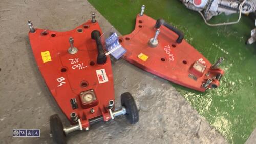 2 x HILTI DD130 drill stand bases