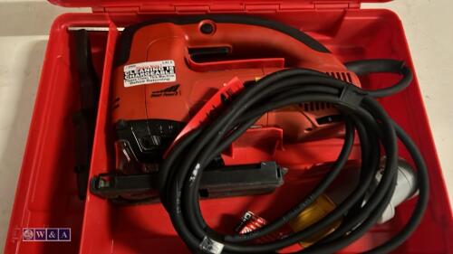 HILTI WSJ850-ET 110v jigsaw c/w case