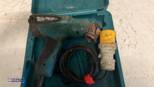 MAKITA 110v heat gun c/w case