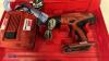 HILTI SFH22-A cordless drill c/w case