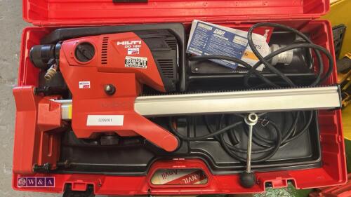 HILTI DD120 110v diamond core drill & stand c/w case