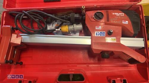 HILTI DD120 110v diamond core drill & stand c/w case