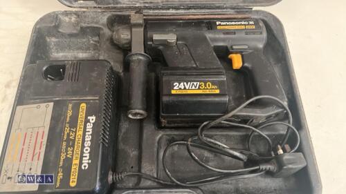 PANASONIC 24v drill c/w case