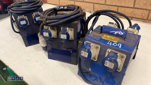 3 x 240v junction boxes