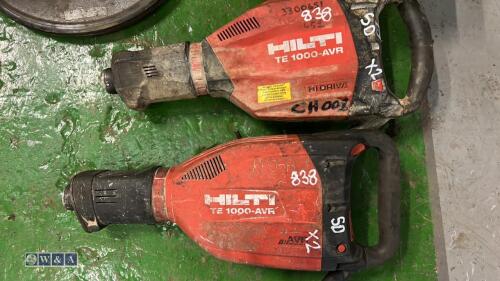 2 x HILTI TE1000 (spares)