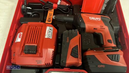 HILTI SD5000-A22 cordless tek gun c/w case | Day 2 Carlton Timed Sale ...