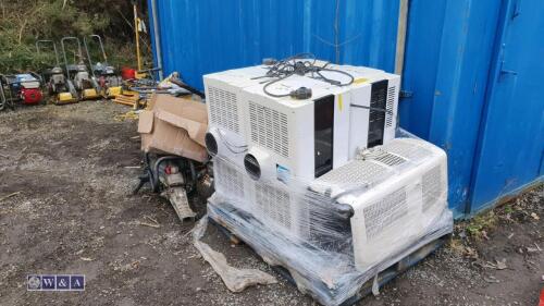 Pallet of 5 x air conditioning units