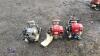 3 x petrol water pumps - 2