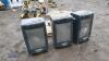 3 x gas cabinet heaters