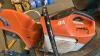 STIHL TS410 petrol stone saw c/w suppression tank