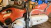 STIHL TS410 petrol stone saw c/w suppression tank - 3