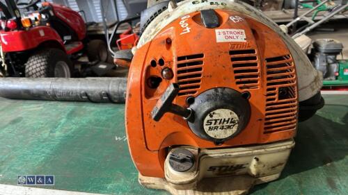 STIHL BR430 petrol backpack leaf blower