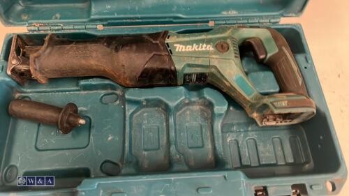 MAKITA DJR186 18v reciprocating saw c/w case