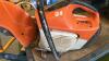 STIHL TS410 petrol stone saw c/w suppression tank - 6