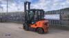 2014 DOOSAN D30 3t diesel forklift truck with triplex mast & side-shift - 3