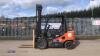 2012 DOOSAN 3t diesel forklift truck (s/n 124013648) with duplex mast & side-shift - 2