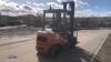 2012 DOOSAN 3t diesel forklift truck (s/n 124013648) with duplex mast & side-shift - 4