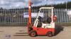 NISSAN 1.5t gas forklift truck (s/n 023730) with duplex mast - 2